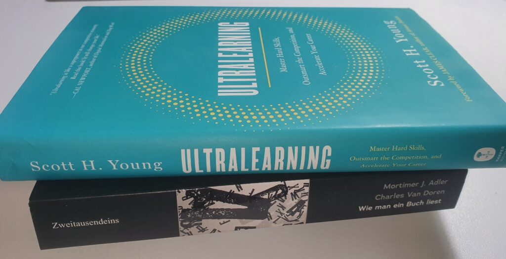 Bücher Ultralearning und HTRAB